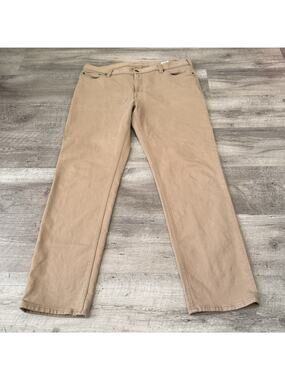 Banana Republic Traveler Jeans Mens 38x32 Khaki SLIM Stretch 5-Pocket Pants